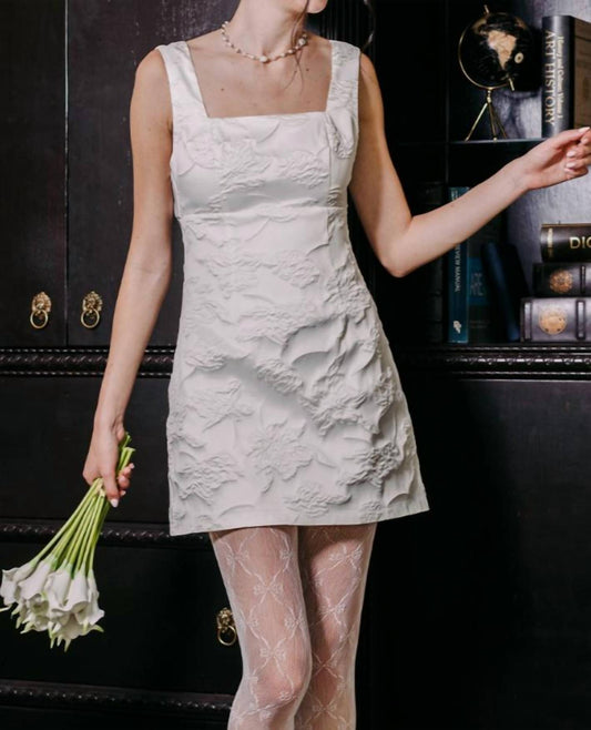 B.Right - Square Neck Mini Dress