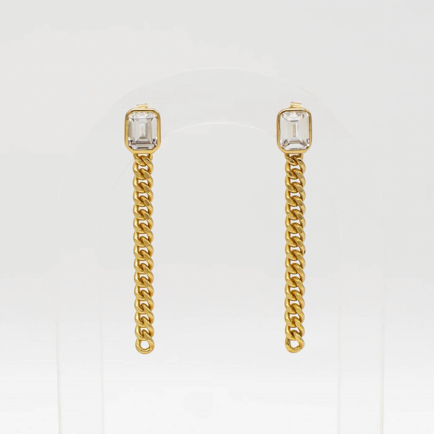 Au79 - Women's Manhattan Chain Earrings