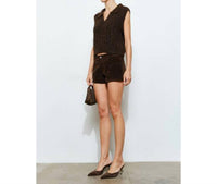 Loucia - Brontë Cable Knit Vest
