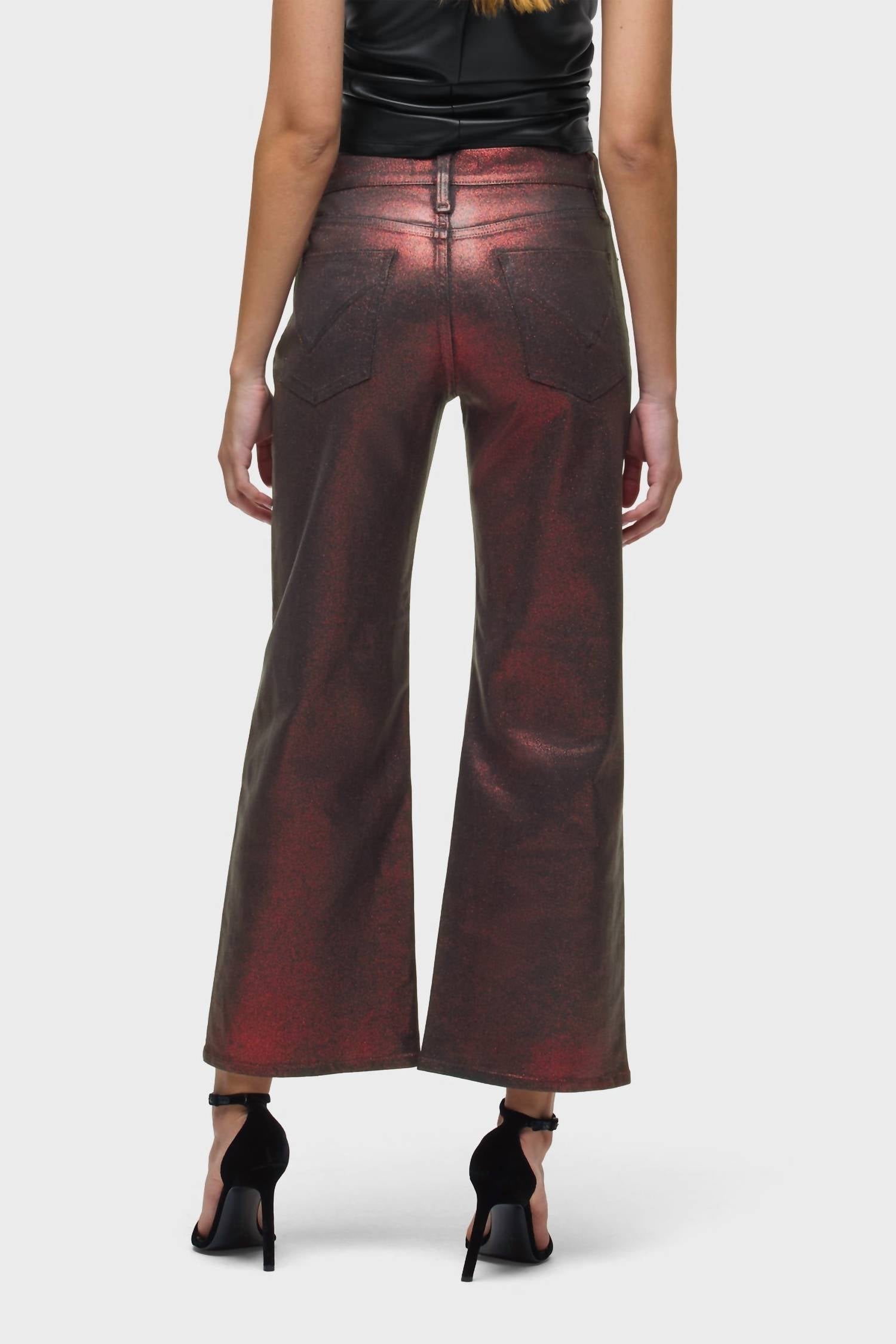 Hudson - Rosie High-rise Wide Leg Jeans