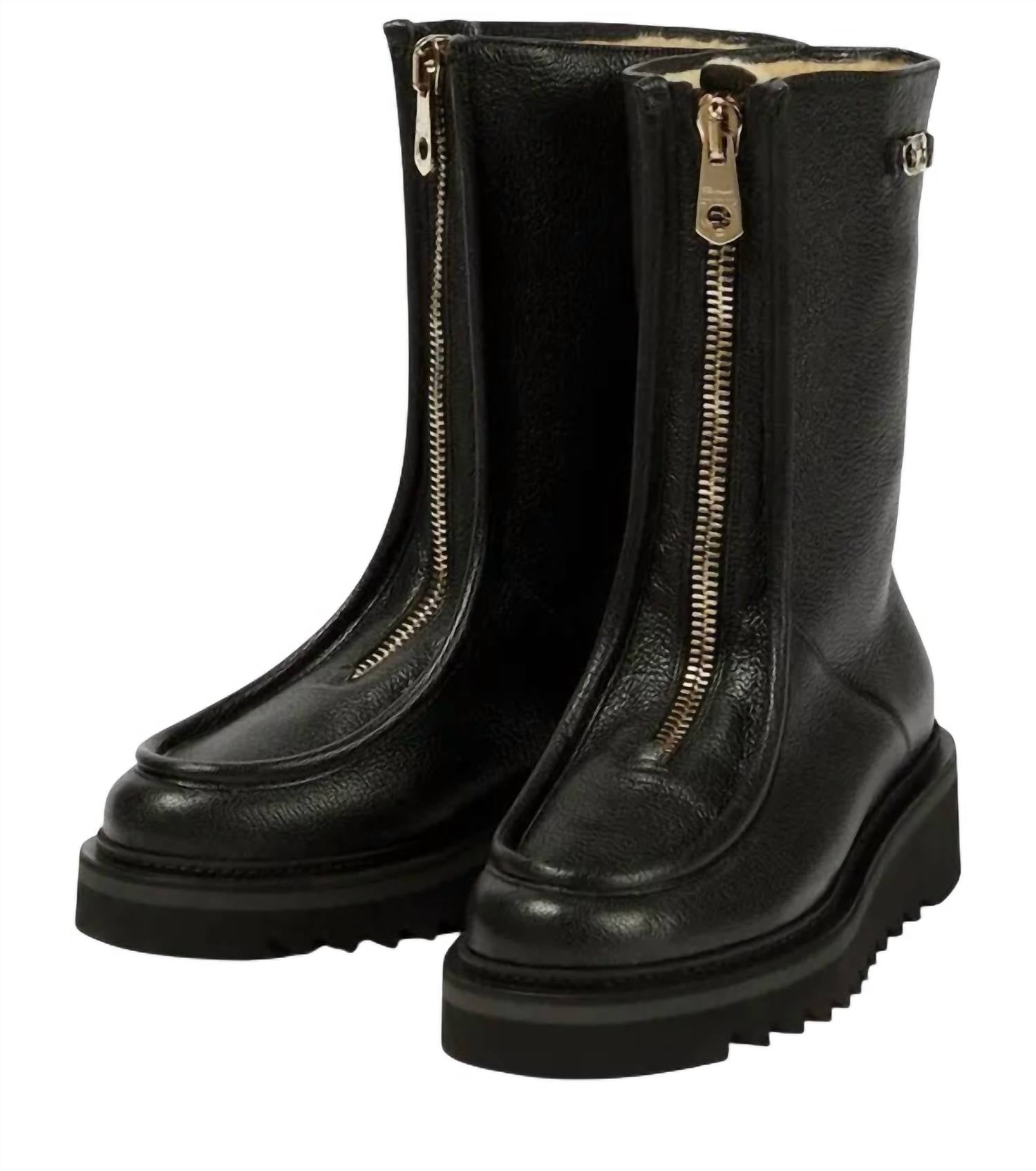 Salvatore Ferragamo - Women's Zip-up Leather Boots