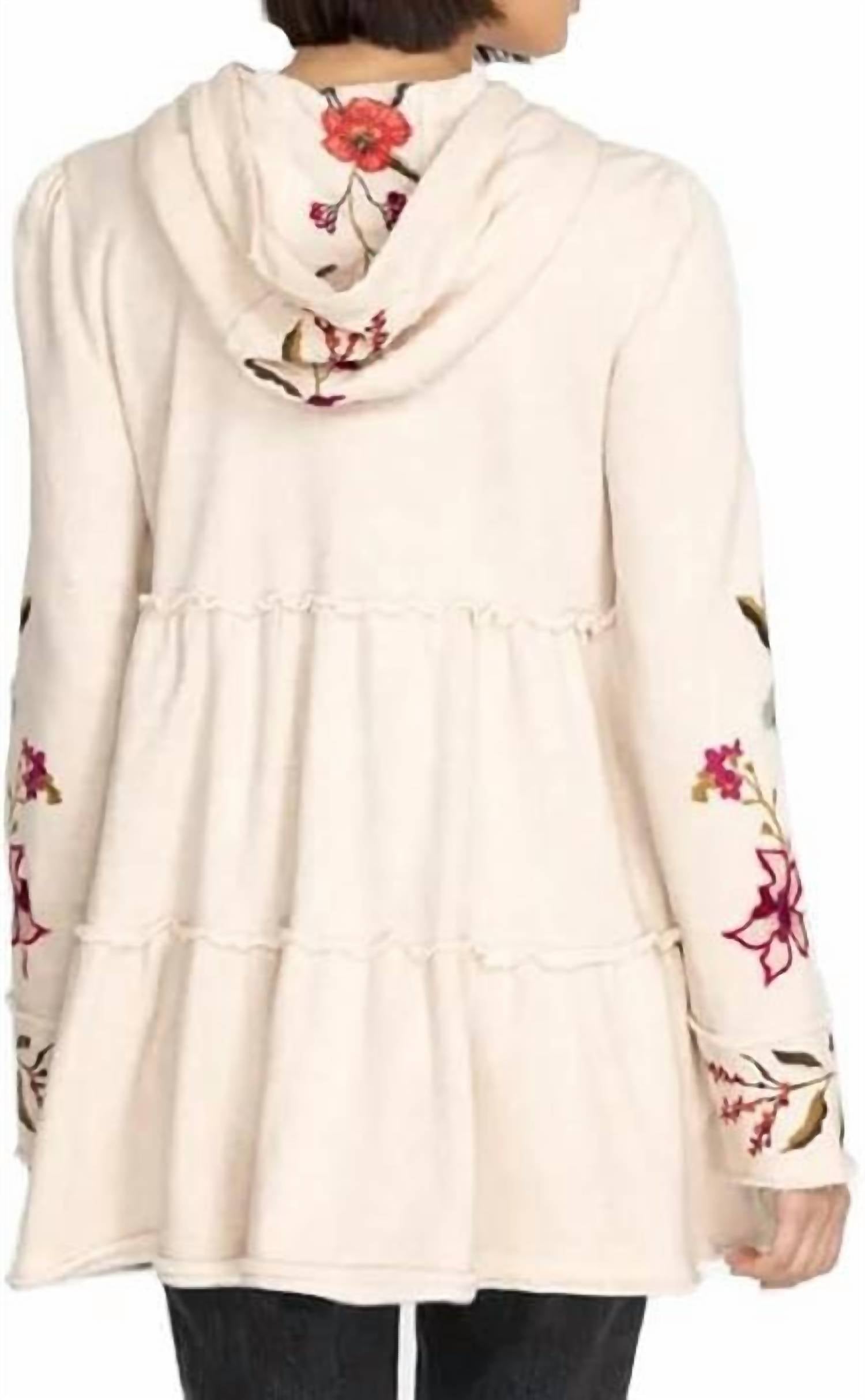 Johnny Was - Flore Tiered Hoodie
