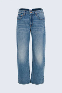 PISTOLA Lexi Mid Rise Bowed Straight Jean in metropolis - women's jeans - view 5