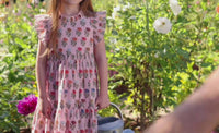 Pink Chicken - Girl's Multi Flower Drop Jennifer Dress