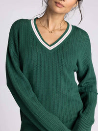 Thread & Supply Alexis Sweater in forest pink - women's sweater - view 4