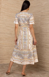 HALE BOB Eila Cotton Poplin Dress in beige - women's dress - view 4