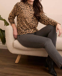 Tribal - Long Sleeve Funnel Neck Sweater