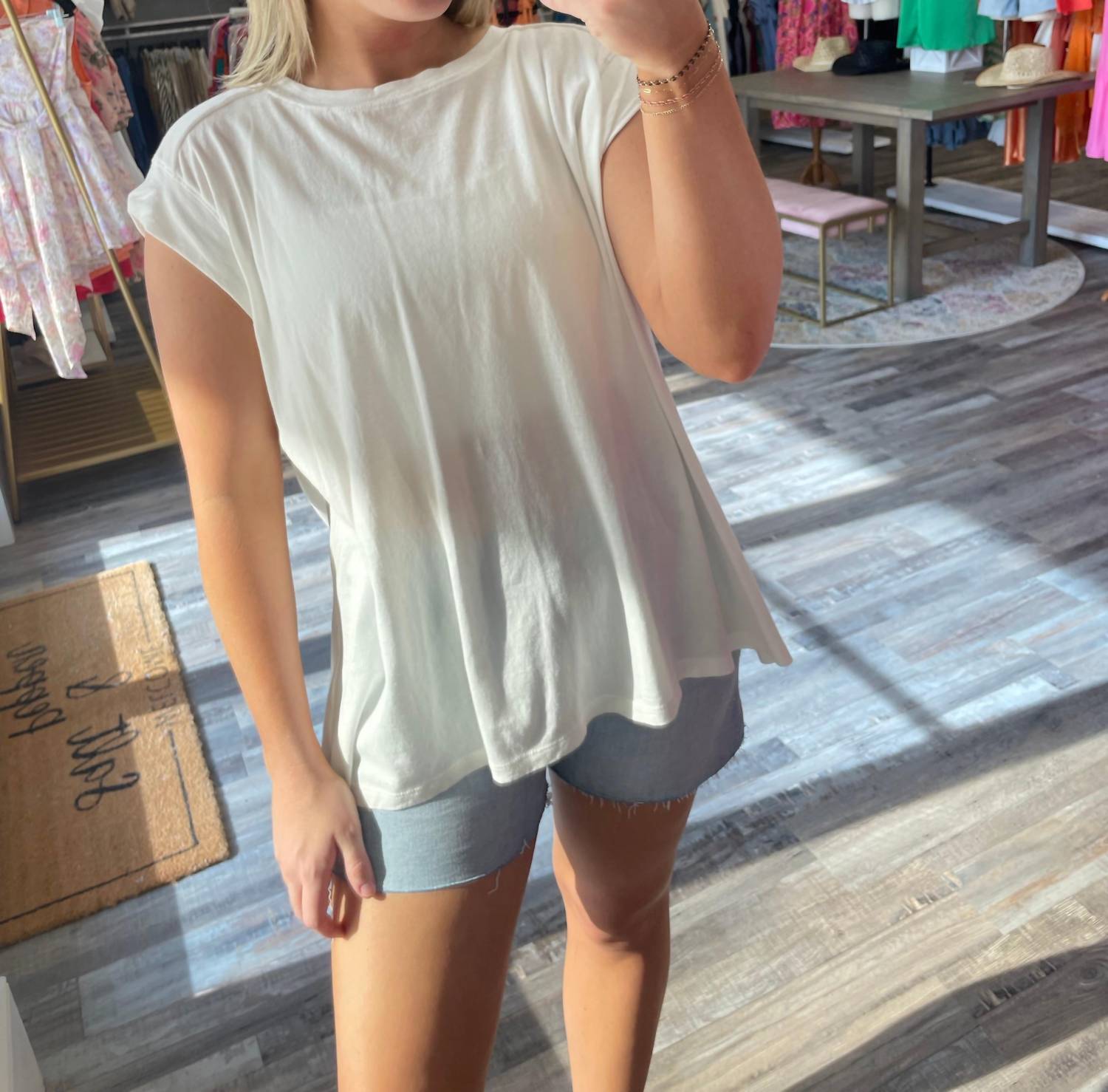 Hyfve - Cap Sleeve Oversized Tee