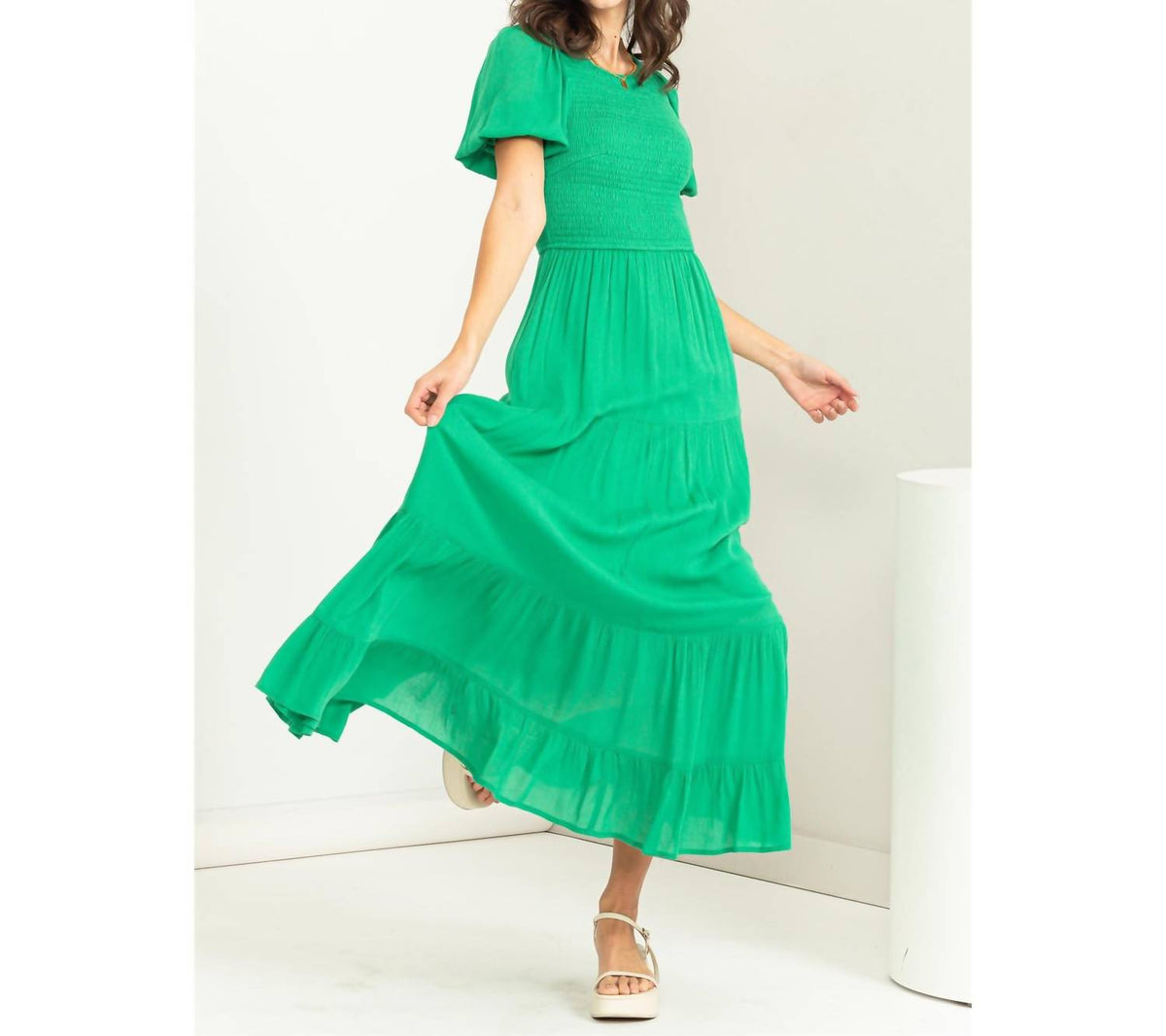Hyfve - Short Sleeve Maxi Dress