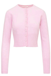 Loveshackfancy - Adeanne Cropped Cashmere Cardigan