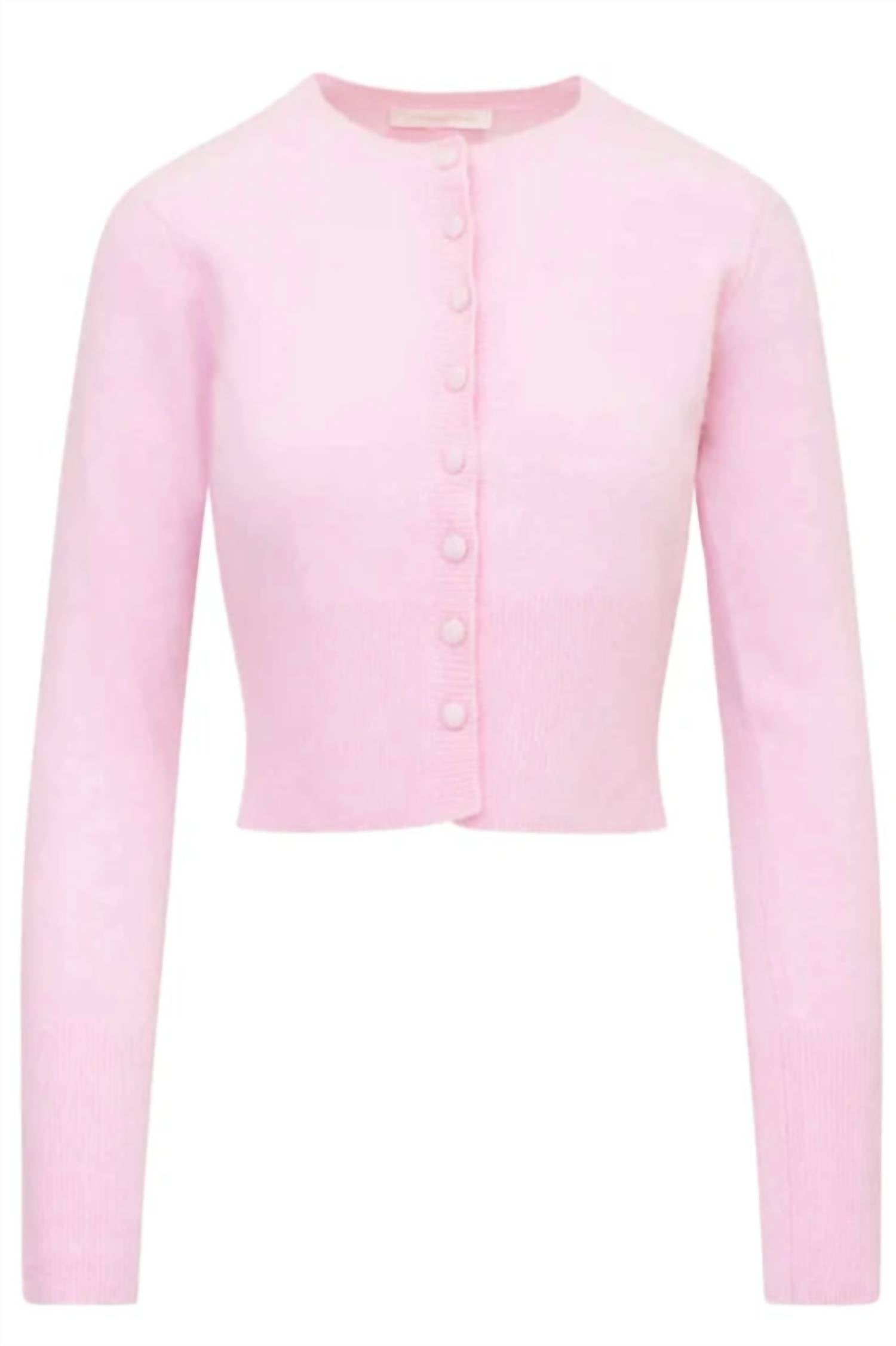Loveshackfancy - Adeanne Cropped Cashmere Cardigan