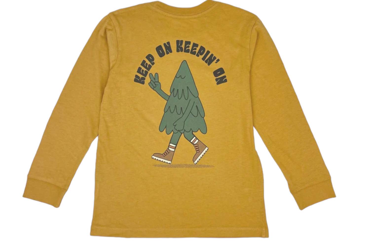 Tiny Whales - Kid's Keep On Long Sleeve Tee