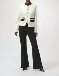 Joseph Ribkoff - Long Sleeves Mandarin Collar Jacket