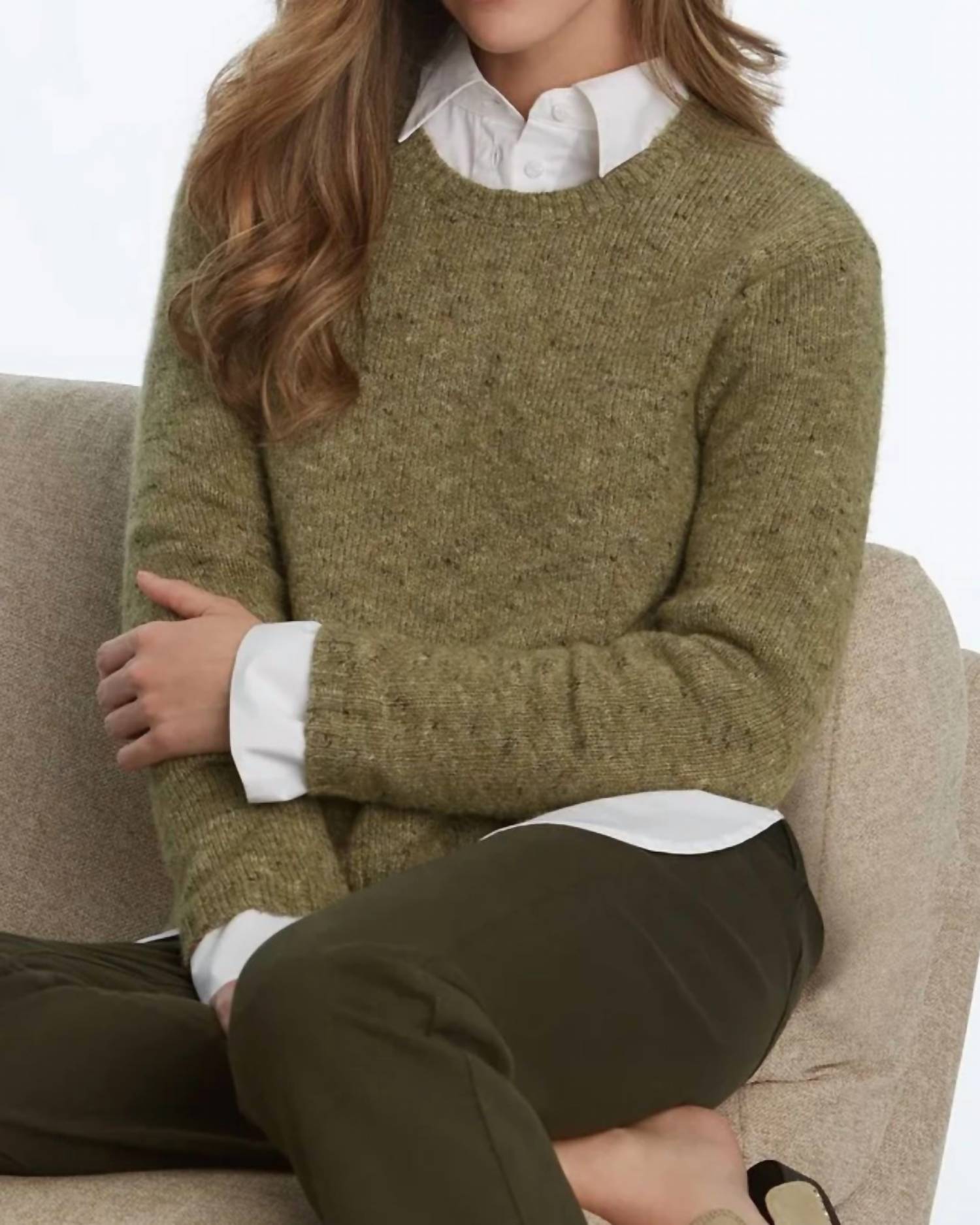 Elliott Lauren - Crewneck Cut Sweater