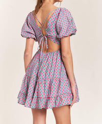 In The Beginning - Puff Sleeve Mini Dress