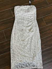 Elana Kattan - Women's Gol Strapless Side Ruching Midi Dress