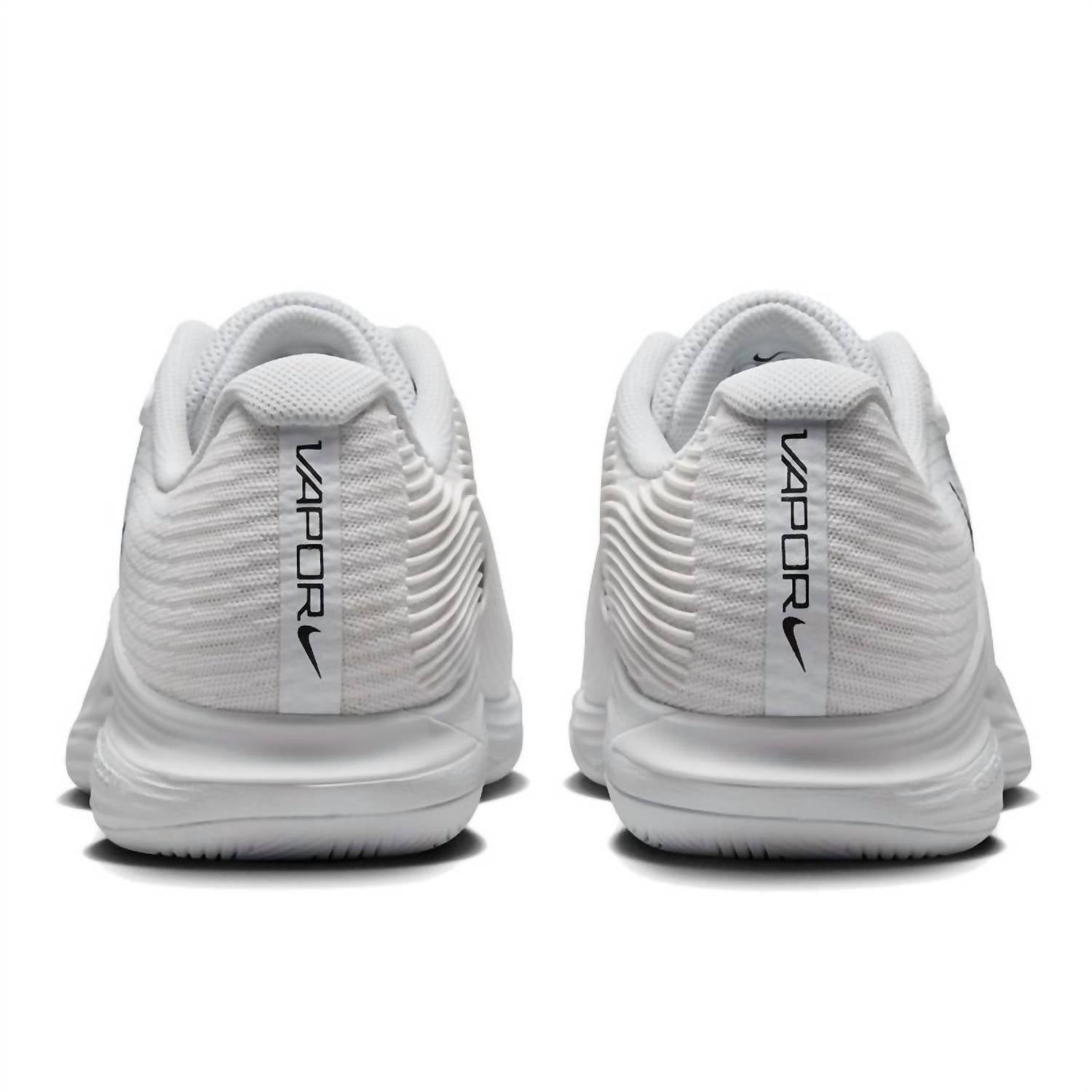 NIKE Women's Zoom Vapor 12 Hard Court Tennis Shoes in white black summit white - women's shoe - view 4