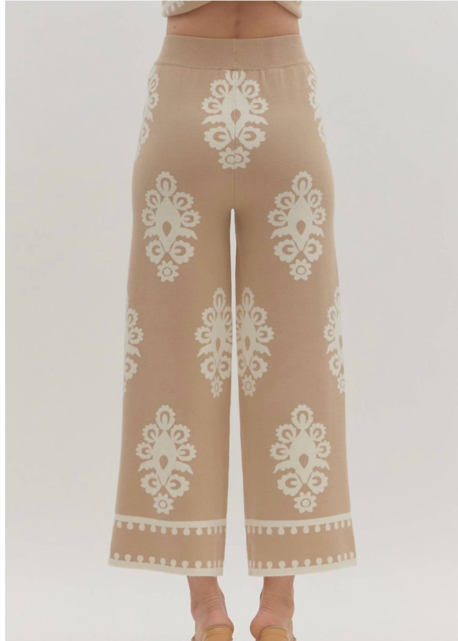 Entro - Danni Wide Leg Sweater Pants