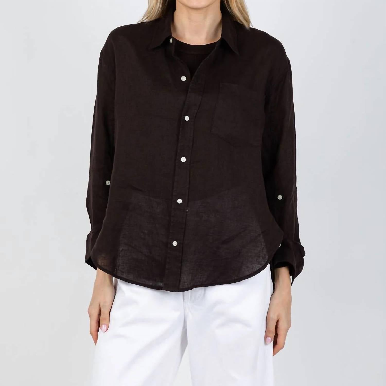 Citizens Of Humanity - Kayla Shrunken Linen Shirt