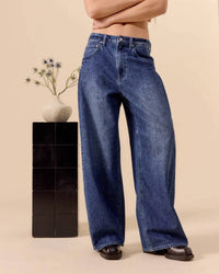 Daze - Hero High Rise Pleated Baggy Pant
