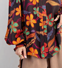Easel - Flower Child Top