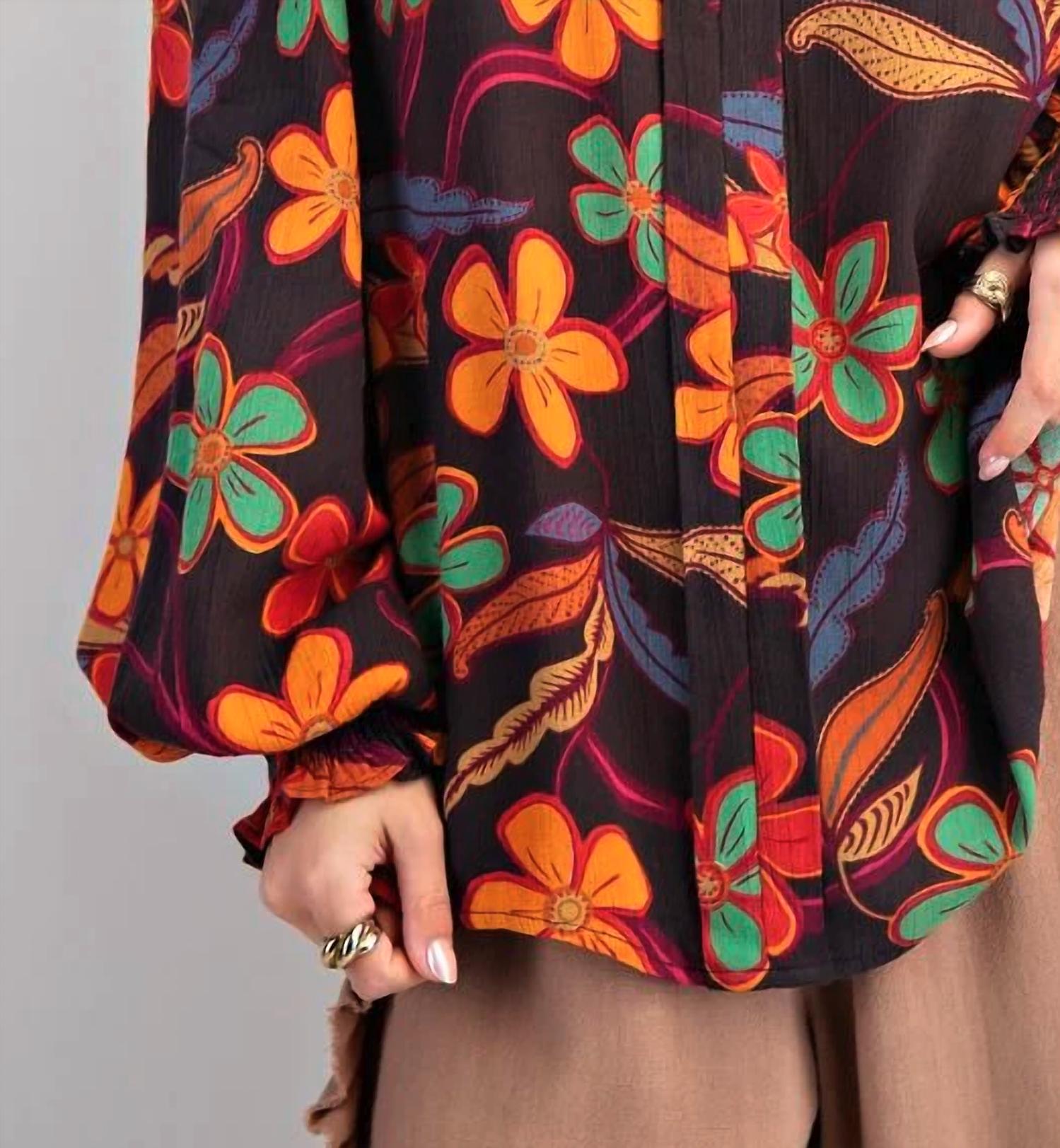 Easel - Flower Child Top