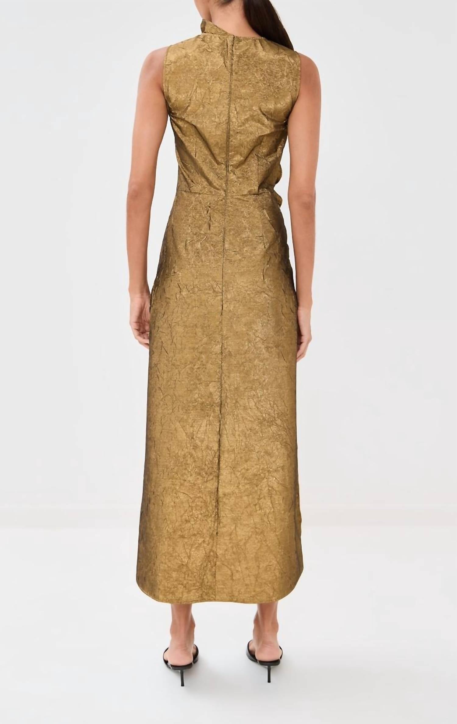Ulla Johnson - Demetria Sleeveless Ruched Front Midi Dress