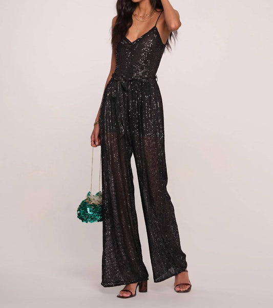 Emet Sequin Jumpsuit