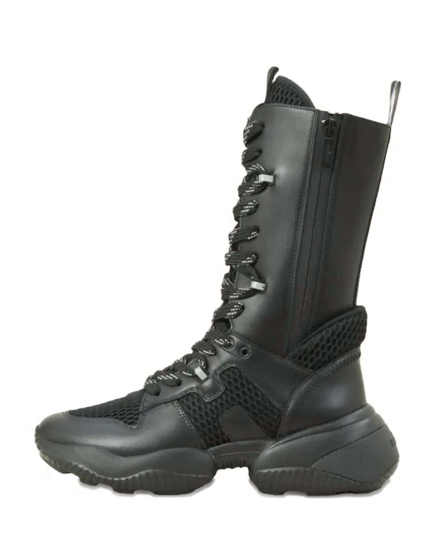 Hogan - Women's Interaction Lace-Up Leather Boots