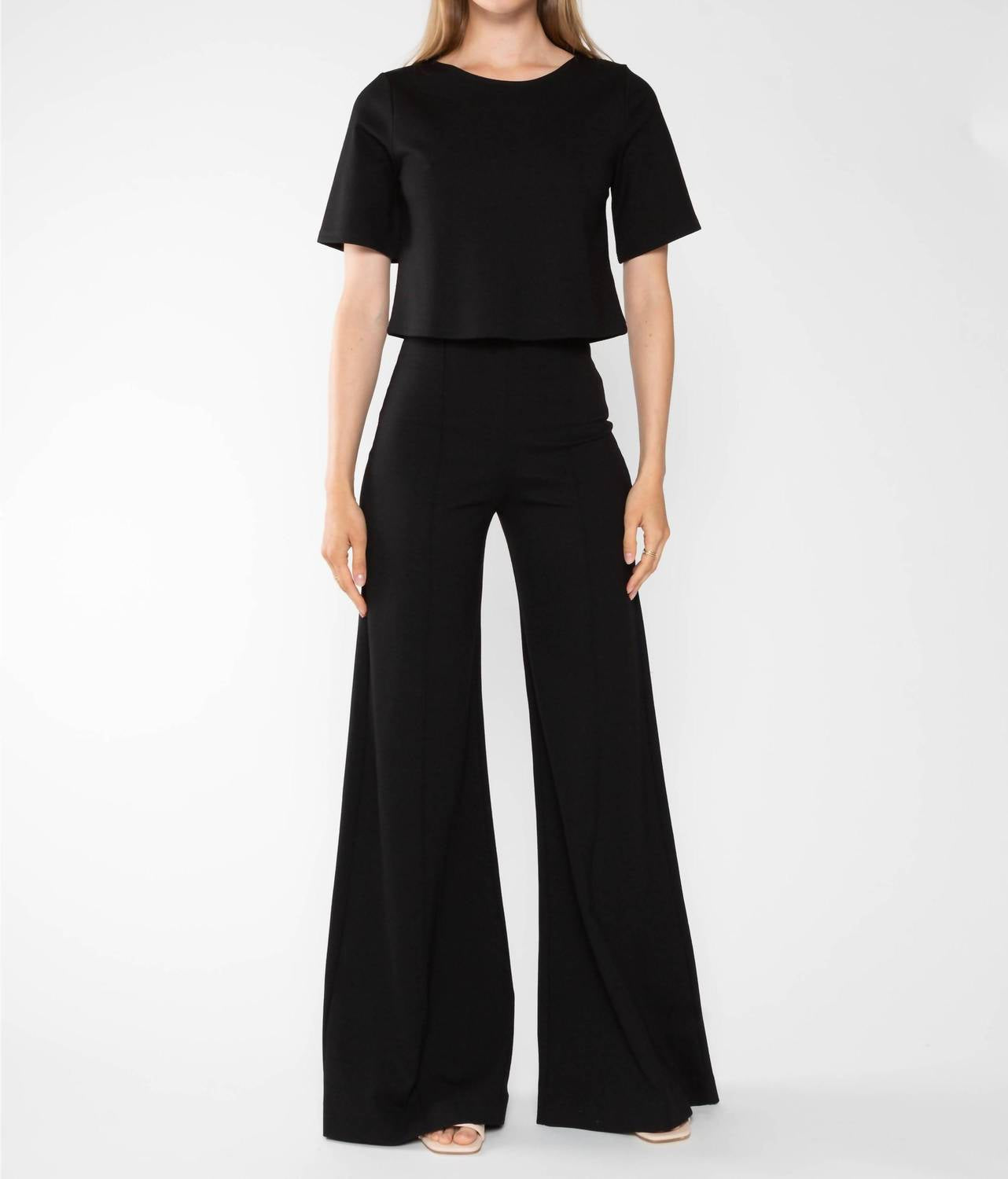 Ripley Rader - Ponte Knit Wide Leg Pant