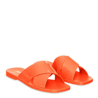 Petite Jolie - Women's Criss-Cross Straps Slide Sandals