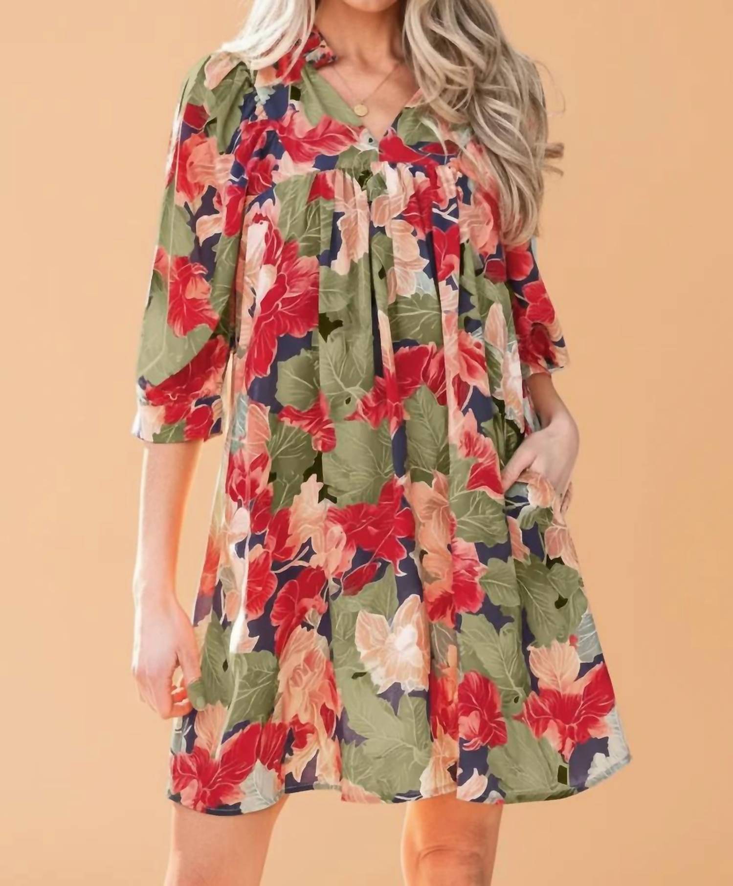 Pretty Bash - Women's Frilled Collar Dress
