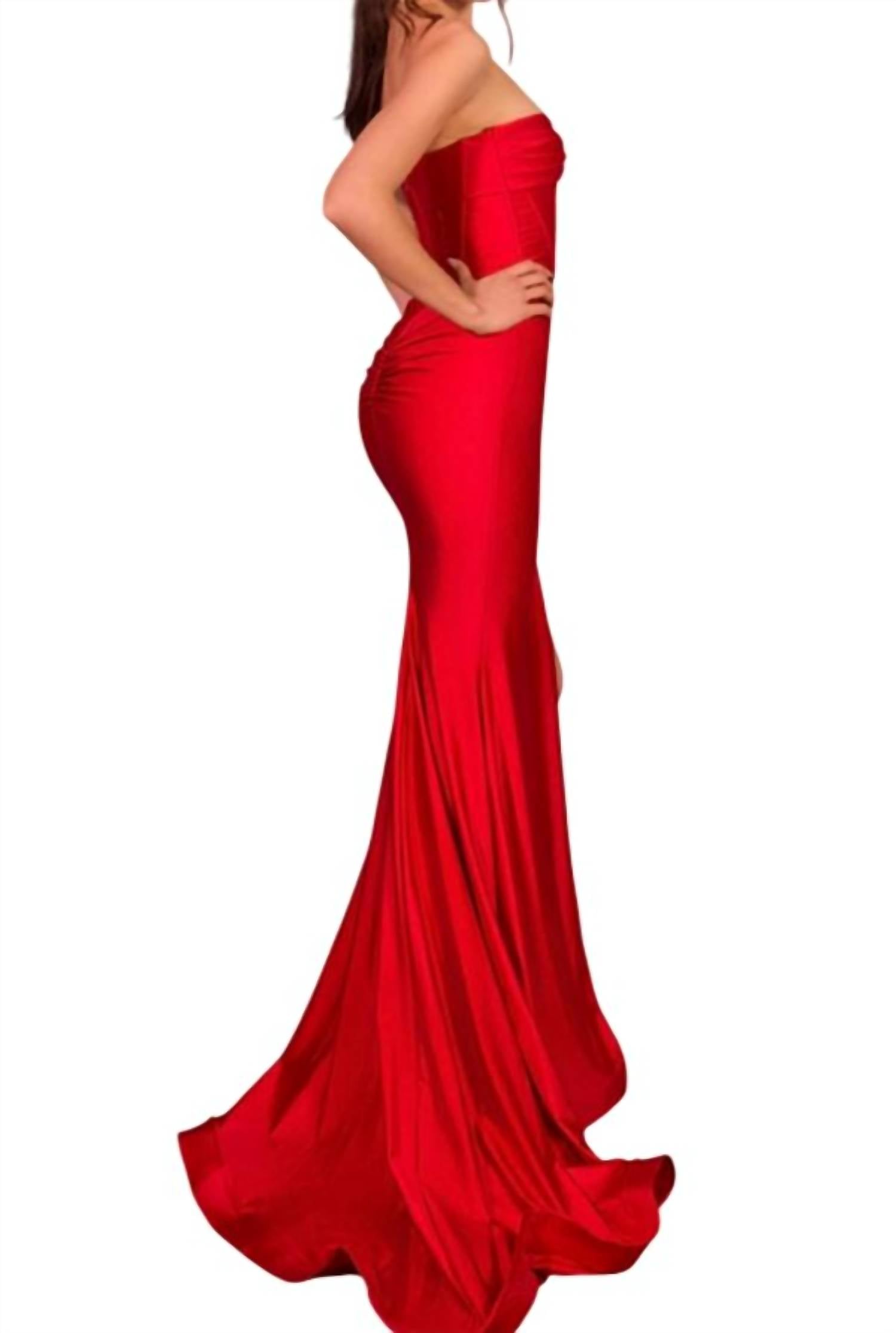 Jessica Angel - Corset-style Bodice Formal Gown