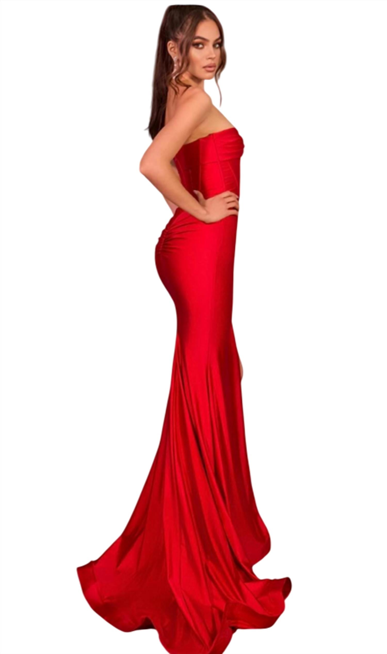 Jessica Angel - Corset-style Bodice Formal Gown