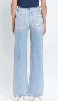 Vervet By Flying Monkey - 90's Vintage Super High Rise Flare Jeans