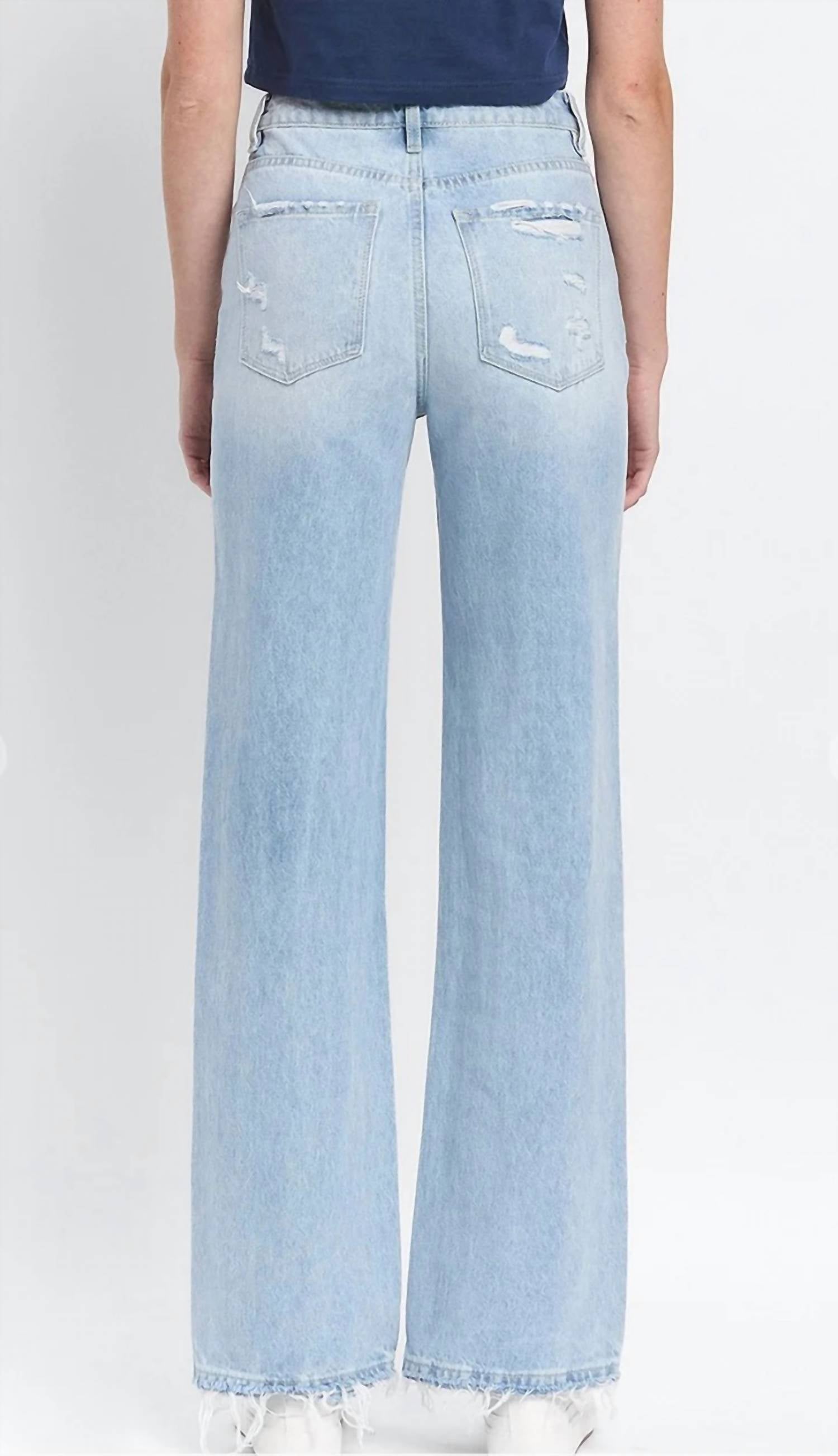 Vervet By Flying Monkey - 90's Vintage Super High Rise Flare Jeans