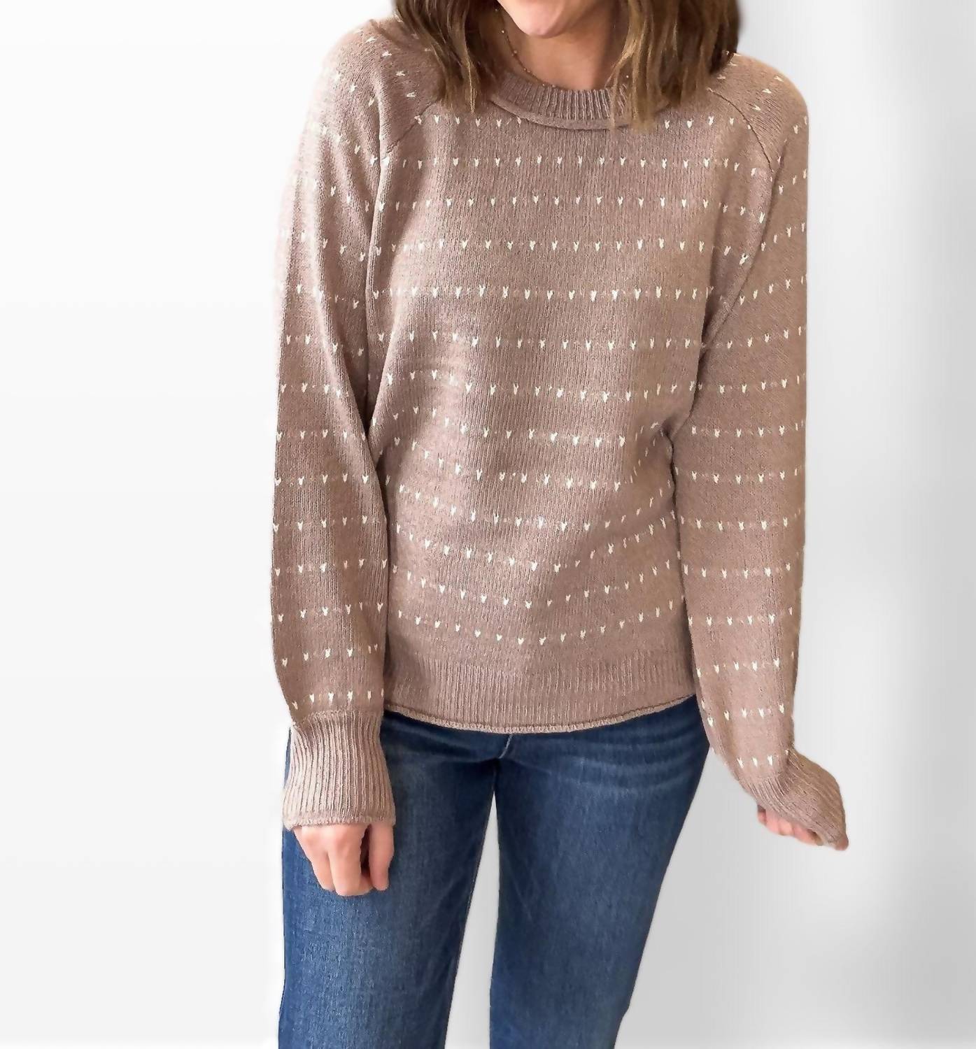 Staccato - Textured Stripe Sweater