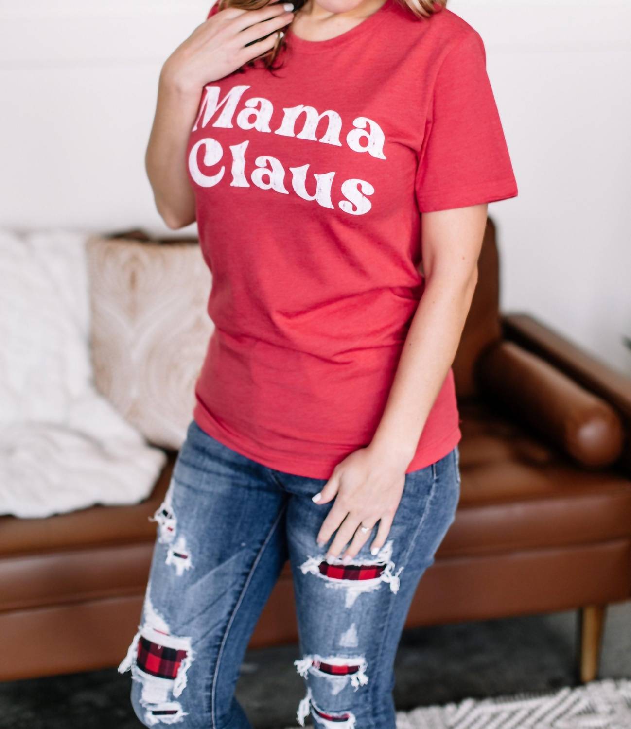 Judy Blue - I'll Check You Out Plaid Jeans