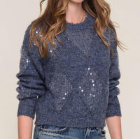 heartloom Dorian Sweater in dusk 1 - women's sweater - alternate view