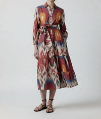 Guadalupe Design - Ariel Ikat Midi Dress