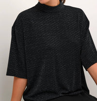 Kaffe - Kaellie Mock Neck Half Sleeves T-shirt