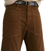 NILI LOTAN Shon Corduroy Pant in caffe 1 - women's pants - view 5