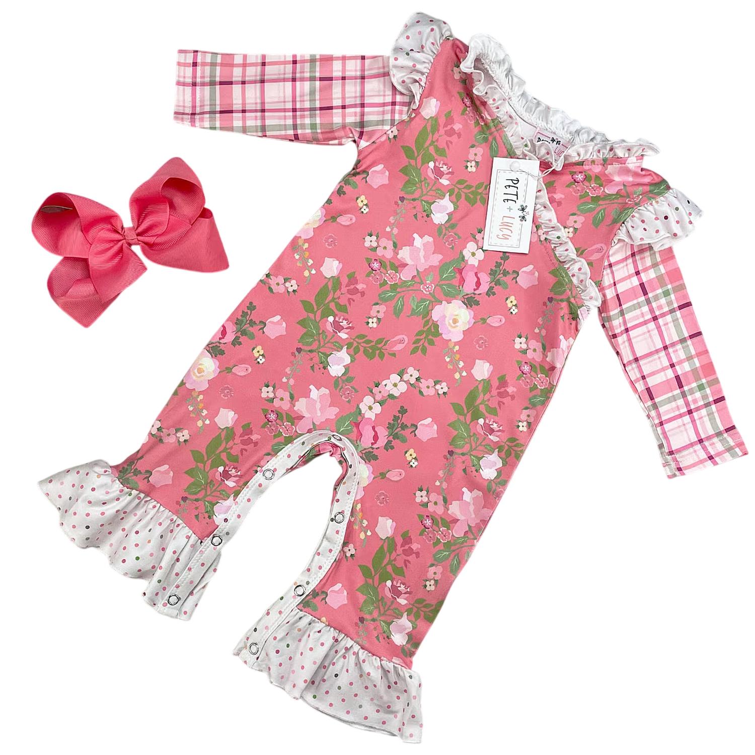 Pete + Lucy - Girls Collette Romper