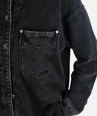 Jetty Eden Denim Shacket in black - women's jacket - view 6