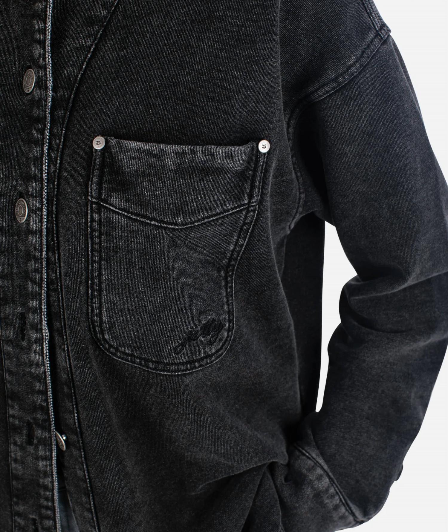 Jetty Eden Denim Shacket in black - women's jacket - view 6