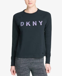 Dkny - Sport Logo French Terry Cropped Sweatshirt