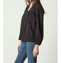 Velvet By Graham & Spencer - Embroidered Cotton Jordyn Blouse