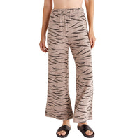 Z Supply Brinley Zebra Marled Pant in brown - women's pants