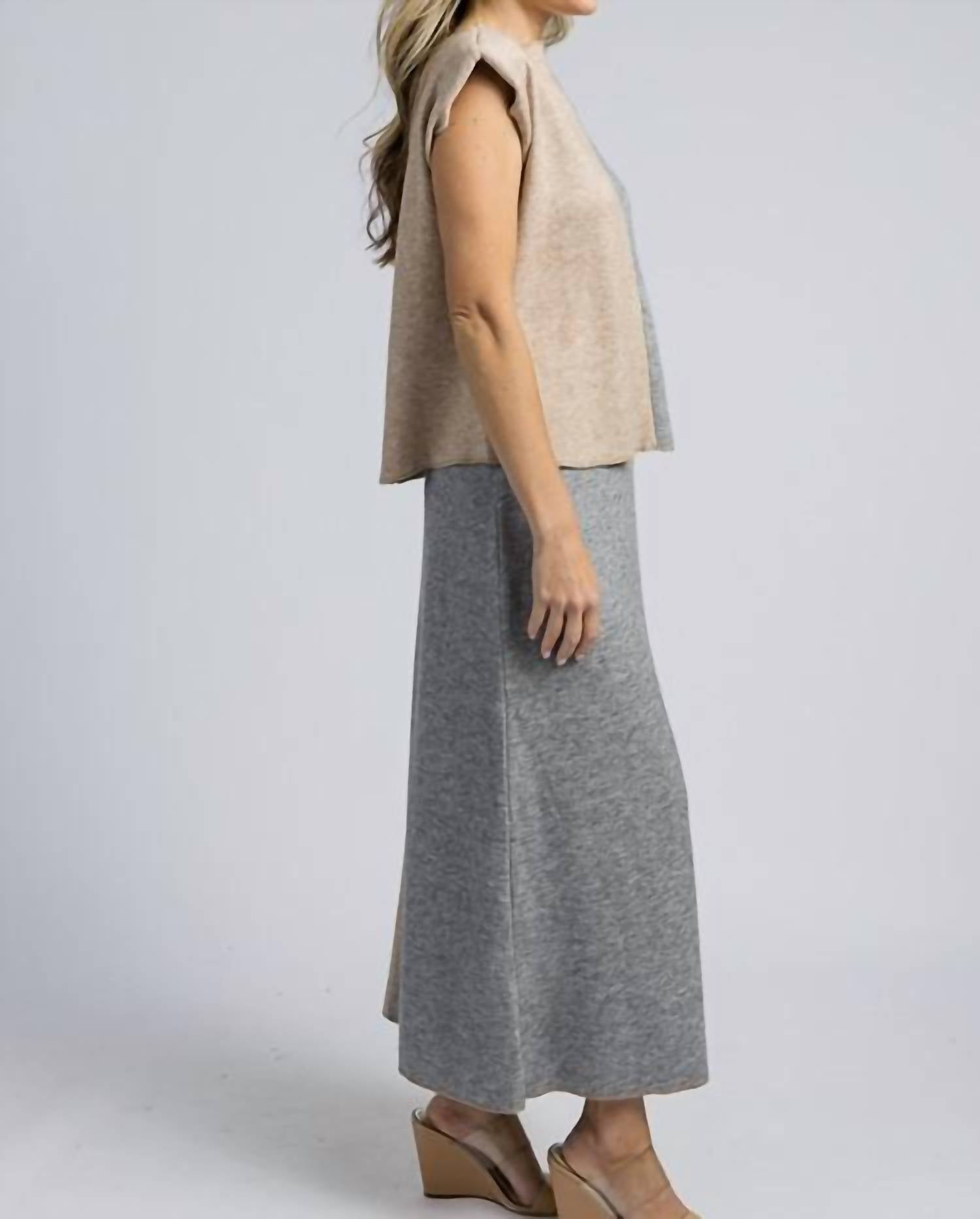 See And Be Seen - Color Block Skirt Set