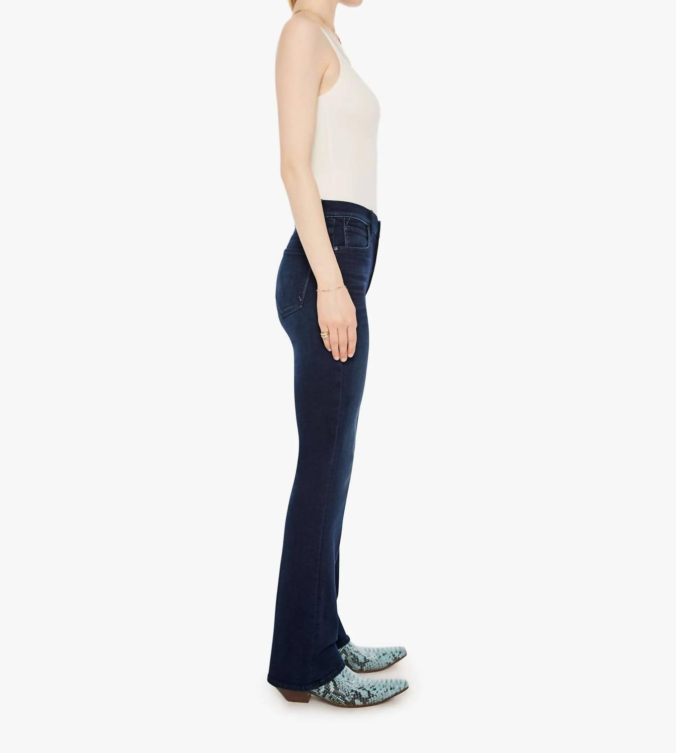 Mother - Mid Rise Smokin Skimp Flared Leg Jeans